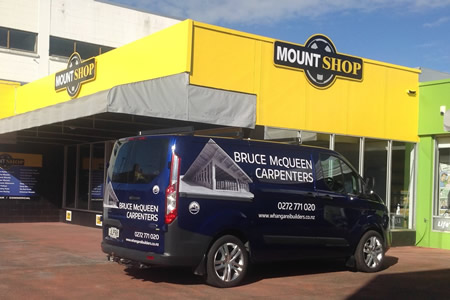 commercial builder Mount Shop